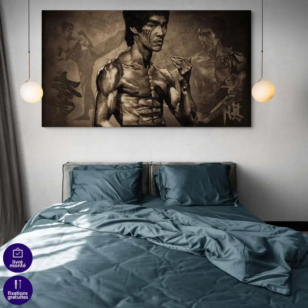 Tableau Bruce Lee XXL - Montableaudeco