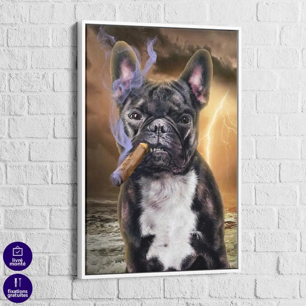 Tableau Bulldog Français | Déco Originale | Offre de Bienvenue -20% d