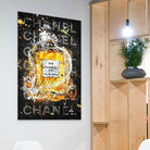 Tableau Chanel Black Graffiti - Montableaudeco