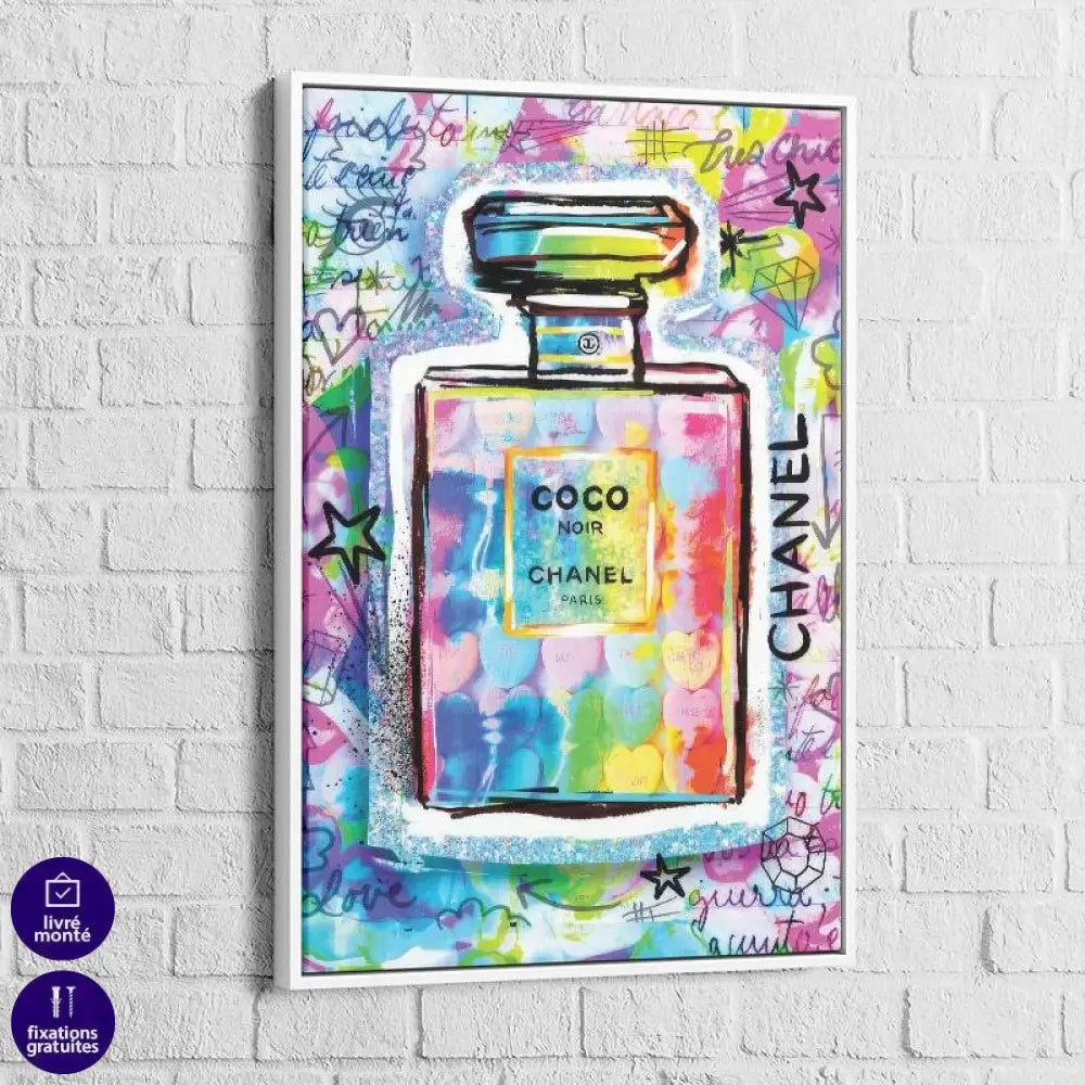 Tableau Chanel Coloré - Montableaudeco