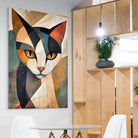 Tableau Chat à Facettes Tableau Chat