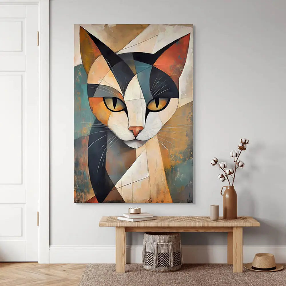 Tableau Chat à Facettes Tableau Chat