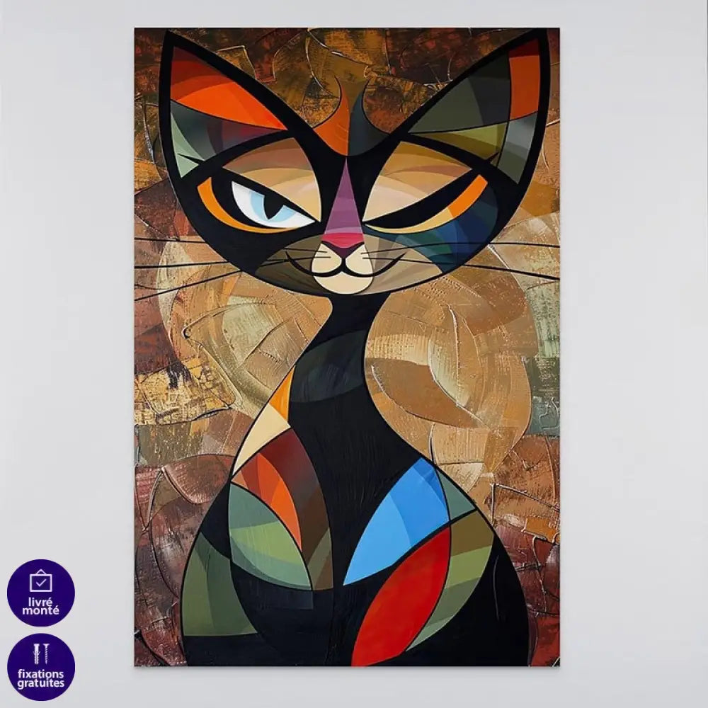 Tableau Chat | Le Jolie Minou | Profitez De L'Offre de Bienvenue -20% b