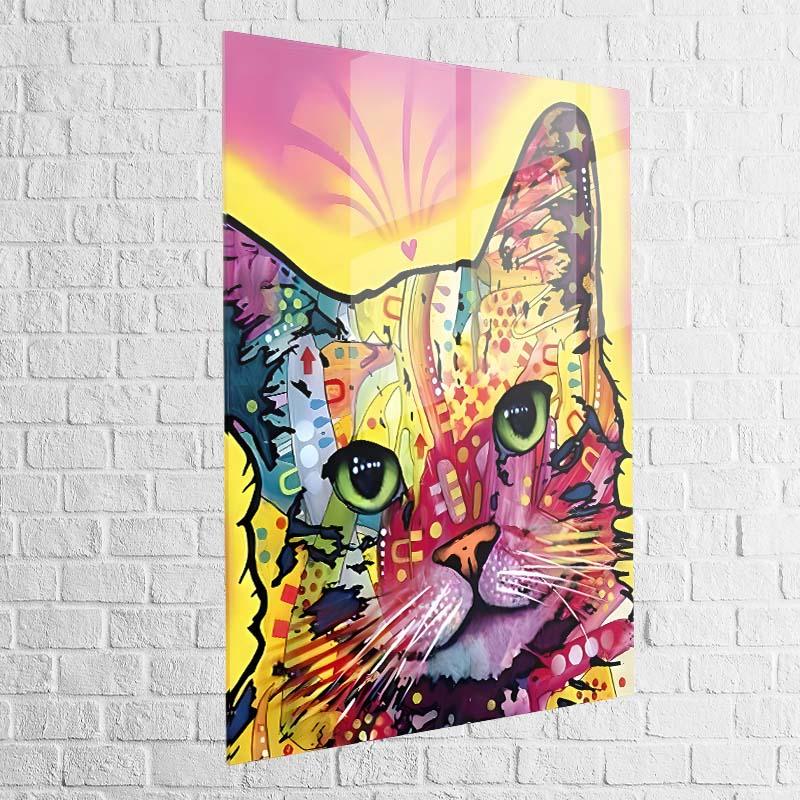 Tableau Chat Pop Art Coloré - Montableaudeco