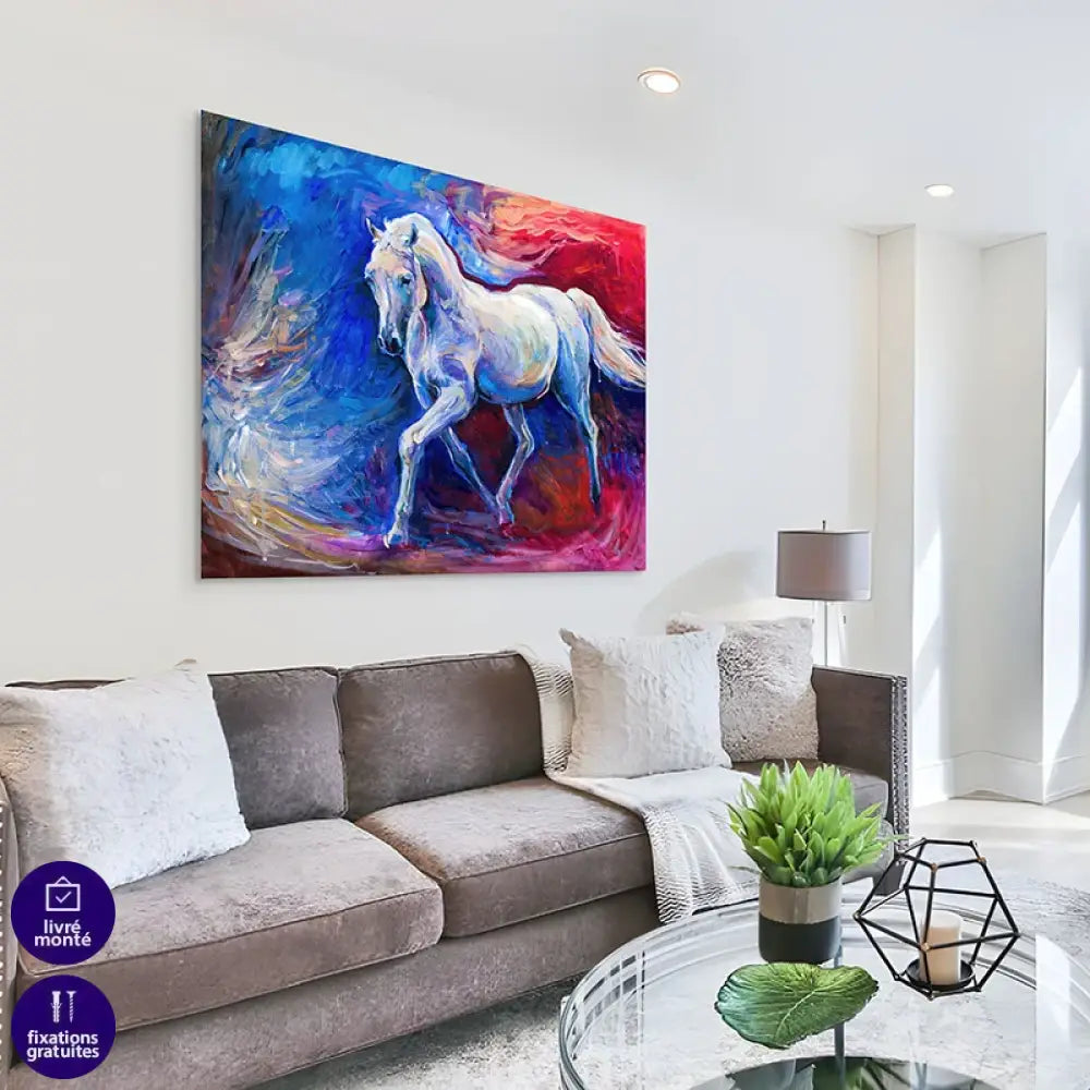 décoration murale cheval moderne