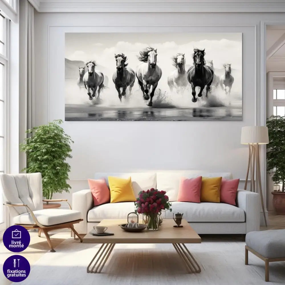 Tableau Cheval Galop Sauvage Tableau Cheval