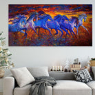 Tableau Chevaux Colorés - Montableaudeco