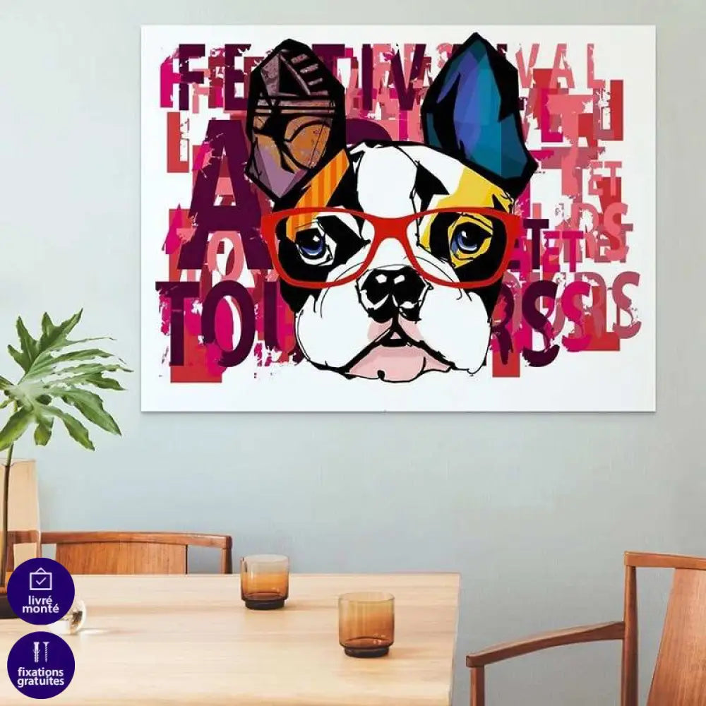 Tableau Chien | Graffiti Canin | Les Promos -25% Livraison Offerte b