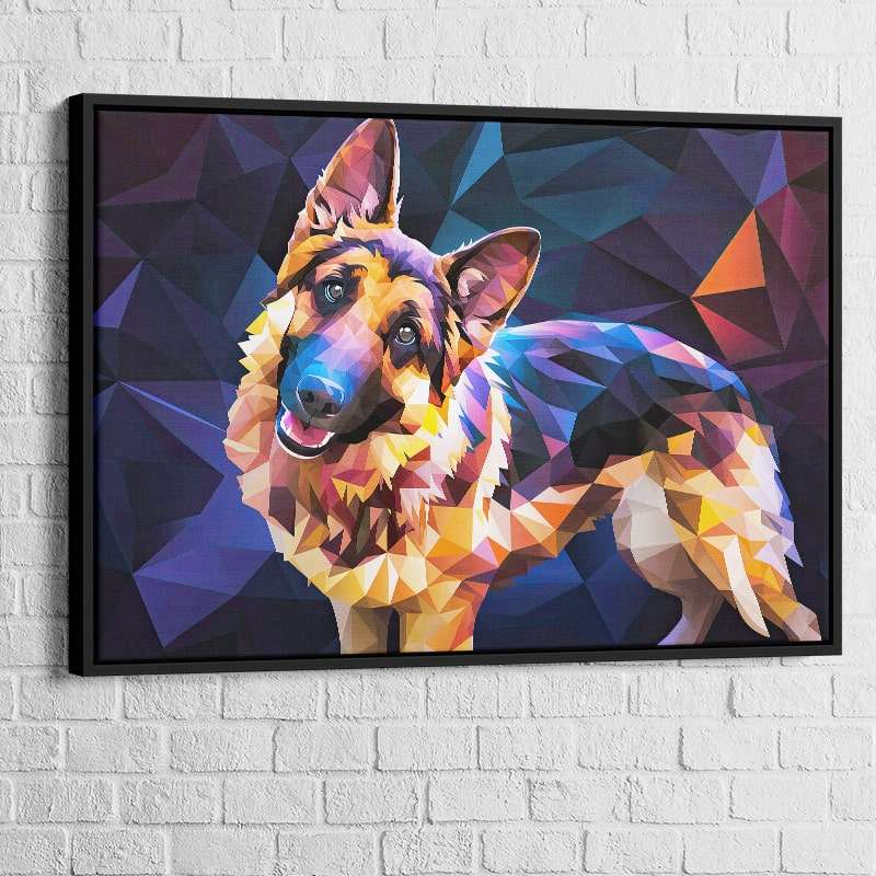 Tableau Chien | Le Berger Allemand Pop | Offre De Bienvenue -20% e