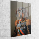 Tableau Chien Personnalisé Historique – Héros Décoré 60x80cm / Plexiglas Tableau Chien
