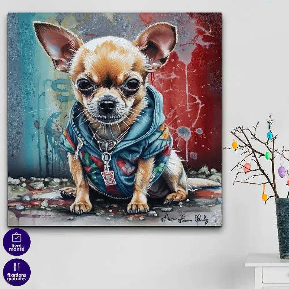 Tableau Chihuahua Mignon - Montableaudeco