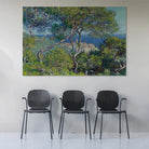 Décoration murale impressionniste Monet paysage méditerranéen