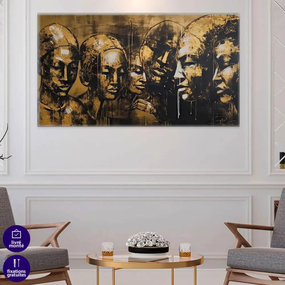 Tableau Contemporain Harmonie Abstraite - Montableaudeco