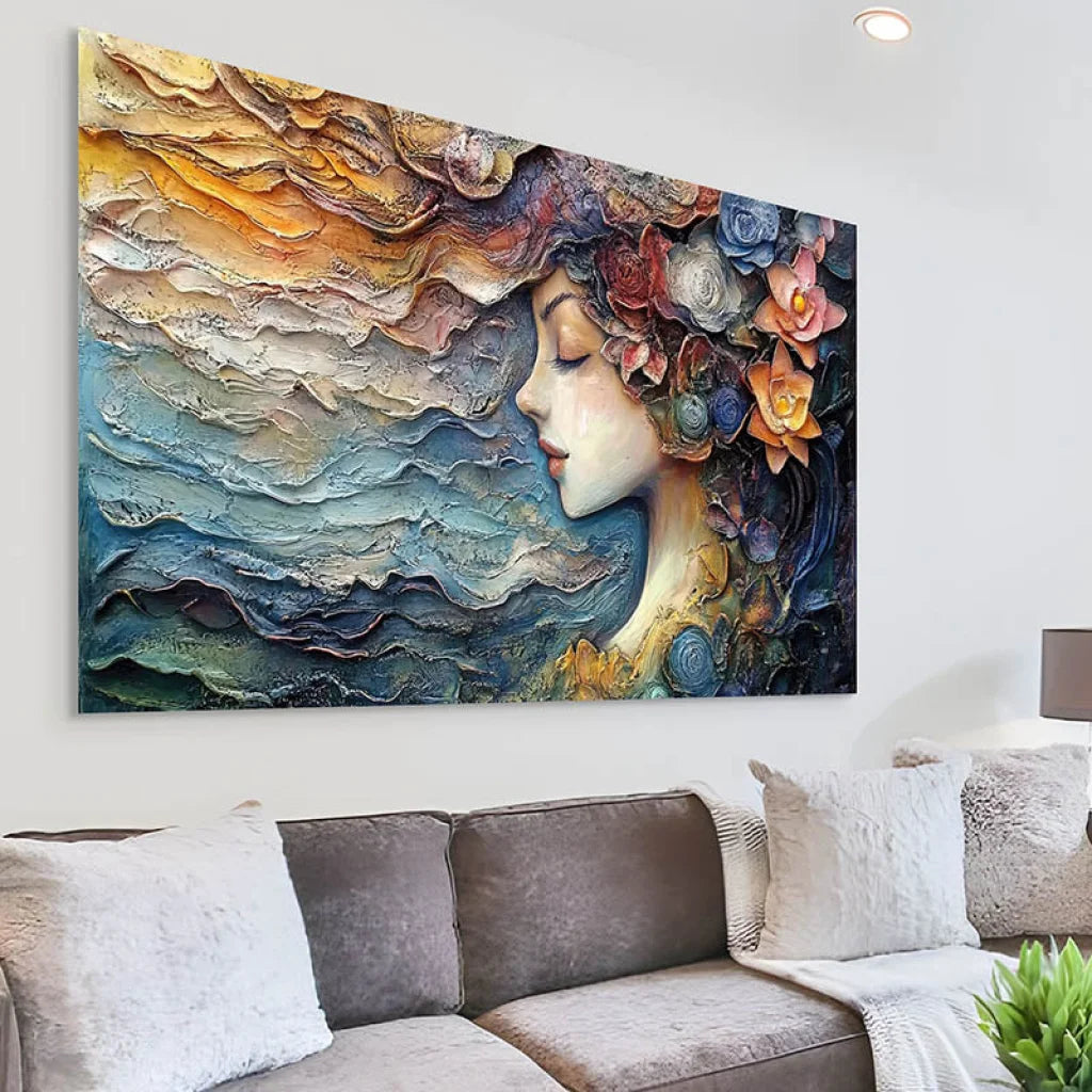 Tableau Contemporain Souffle du Printemps Tableau Contemporain