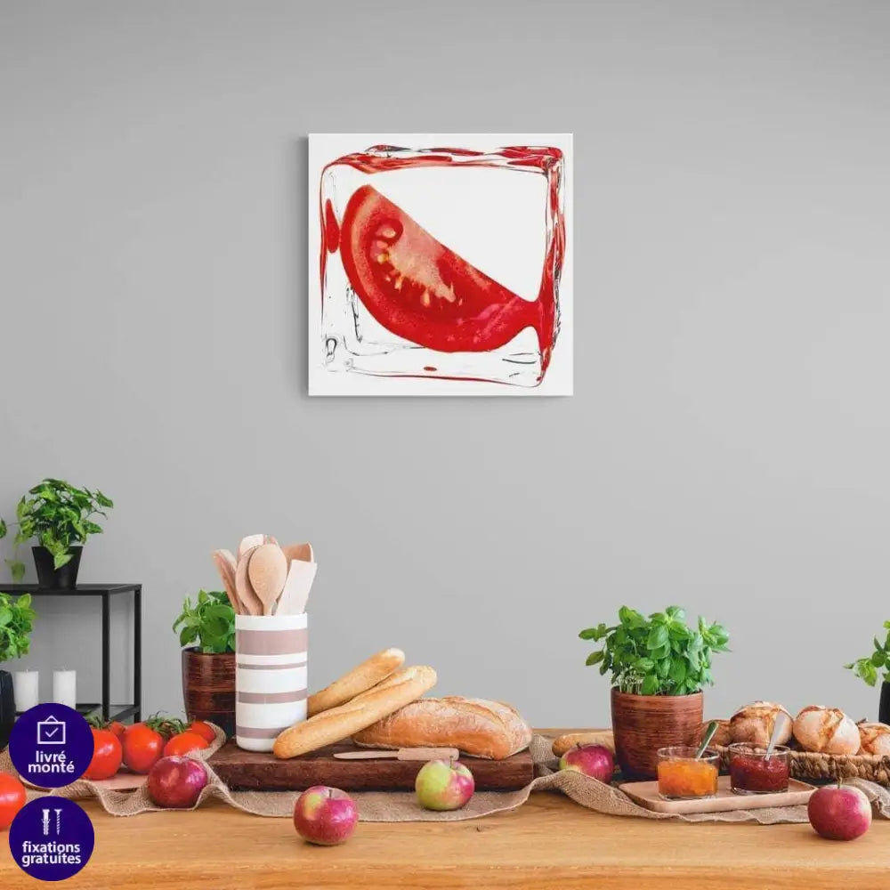 Tableau Cuisine Glaçons et Fruits - Montableaudeco