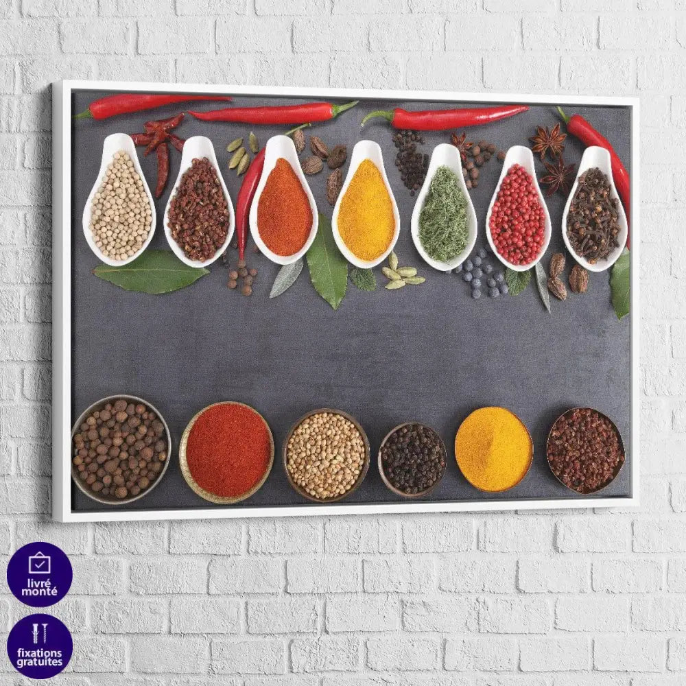 Tableau Cuisine Les Epices - Montableaudeco