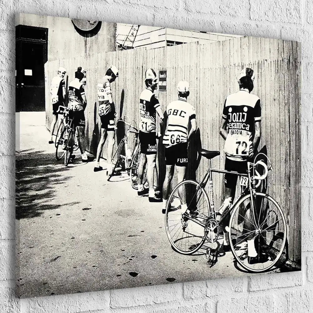 Tableau Cycliste Arrêt du Tour - Montableaudeco