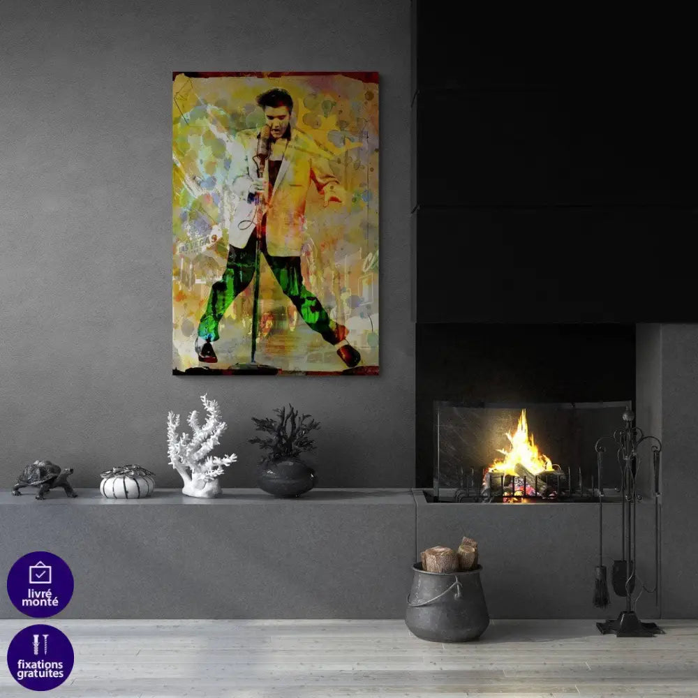 Tableau Elvis Presley Showman - Montableaudeco