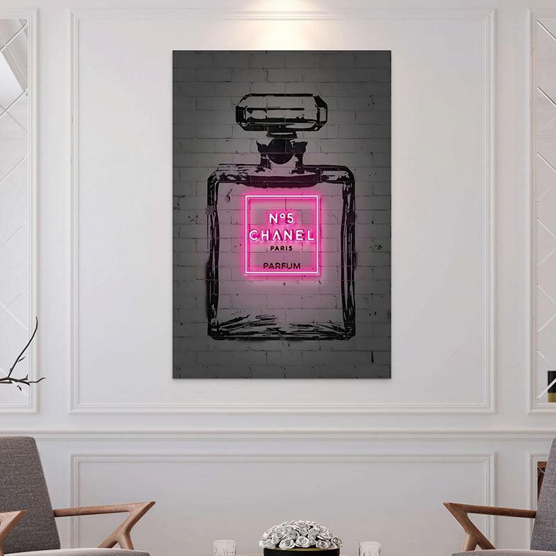 Tableau Fashion Chanel Rose - Montableaudeco