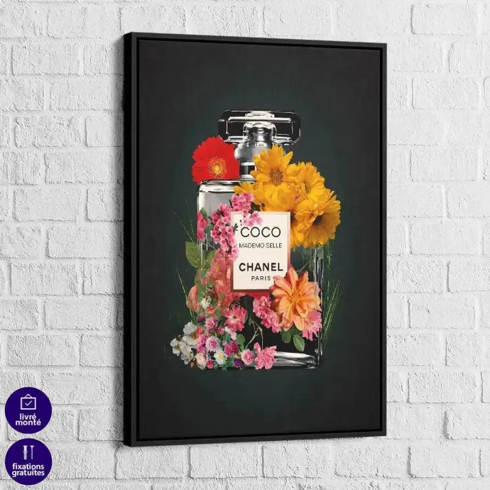 Tableau Fashion COCO CHANEL N°5 - Montableaudeco