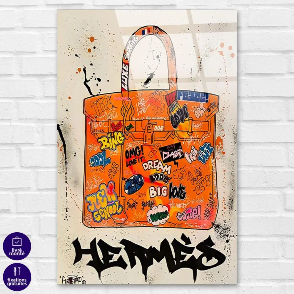 Tableau Fashion Hermès - Montableaudeco