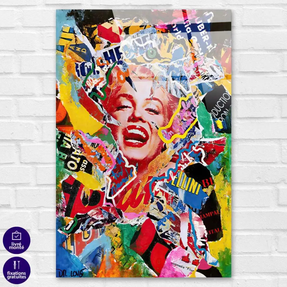 Tableau Fashion Marilyn Monroe Paper - Montableaudeco