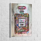 Tableau Fashion N°5 Chanel Graffiti - Montableaudeco