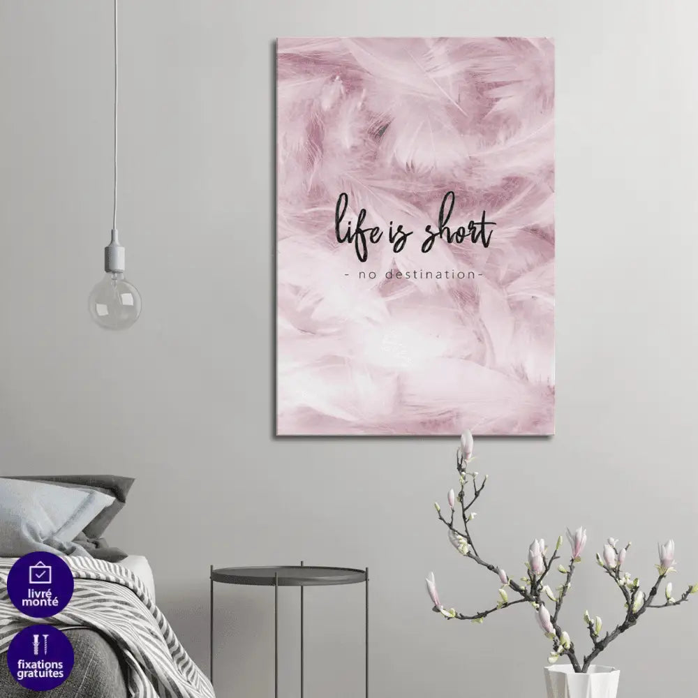 Tableau Fashion Paris Rose L'ensemble 3 Pièces - Montableaudeco