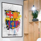 Tableau FC BARCELONE Graffiti - Montableaudeco