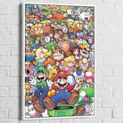 Tableau Gaming La Grande Famille de Mario e