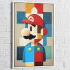 Tableau Gaming Mario Mondrian Style 4