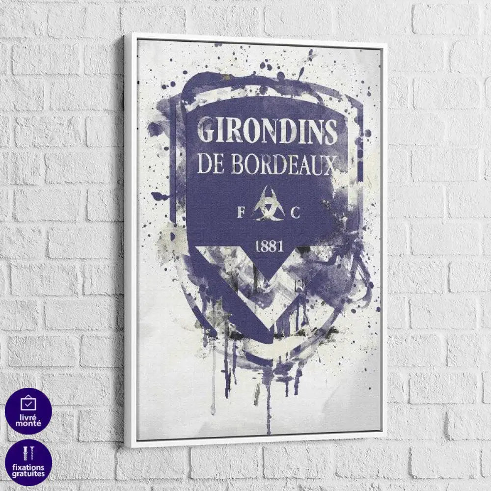 Tableau Girondins de Bordeaux - Montableaudeco