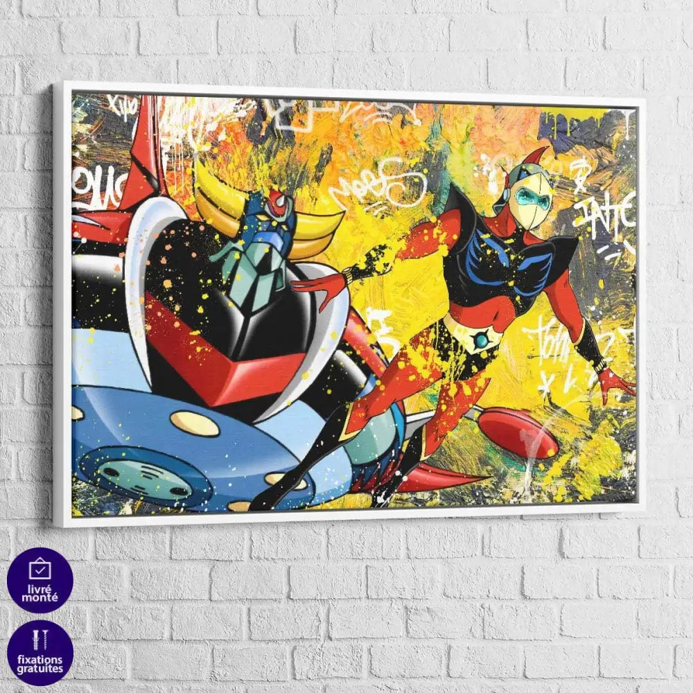 Tableau Goldorak Actarus - Montableaudeco