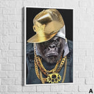 Tableau Gorille Gangsta Tableau Animaux