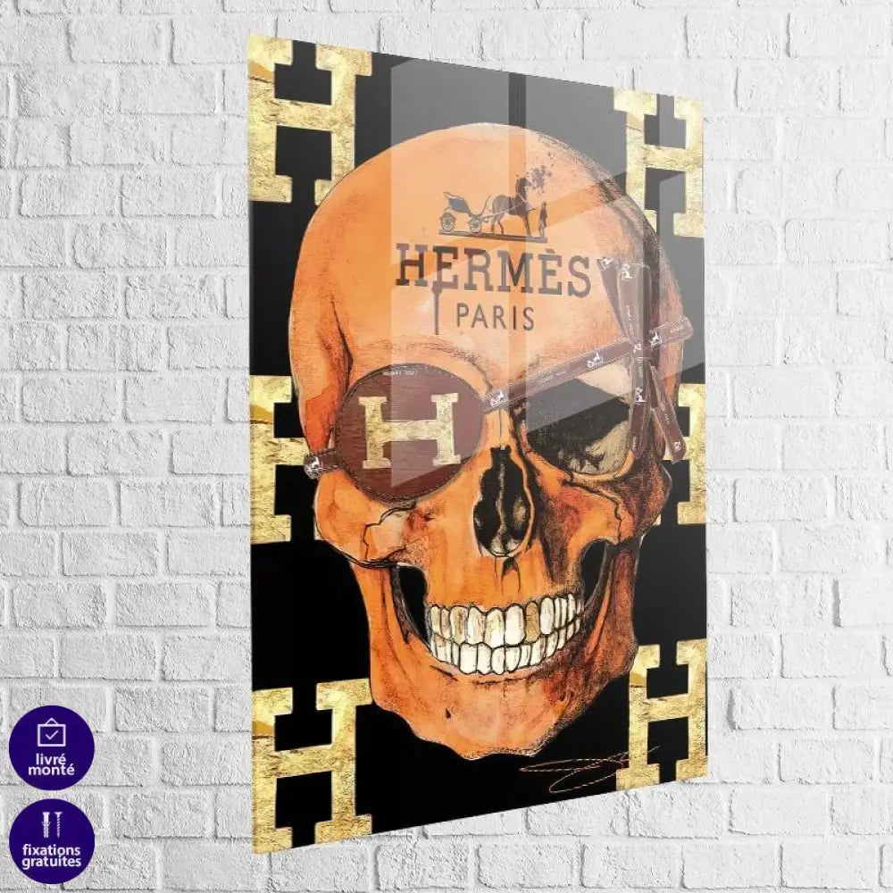 Tableau Hermès Skull - Montableaudeco