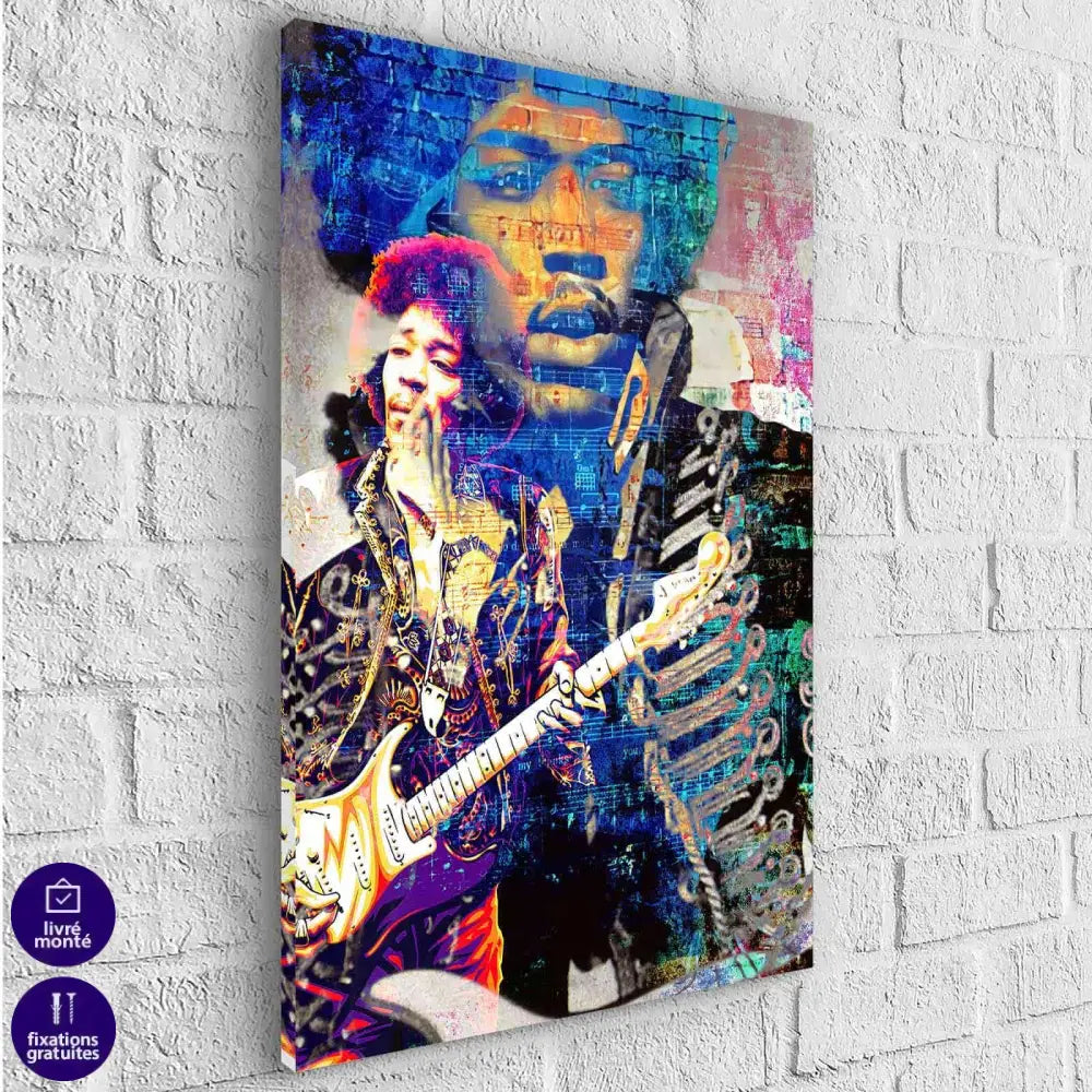 Tableau Jimi Hendrix Voodoo Child - Montableaudeco