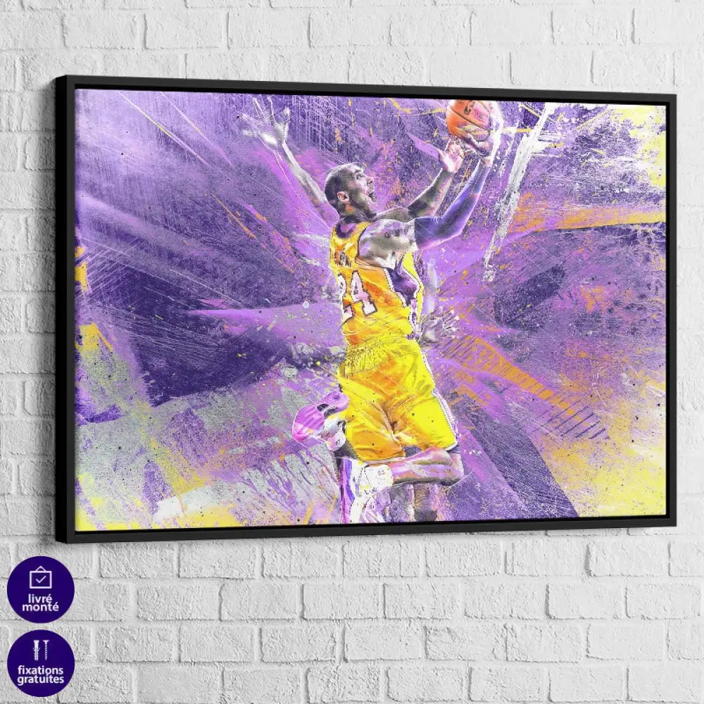 Tableau Kobe Bryant Le Vol du 24 2