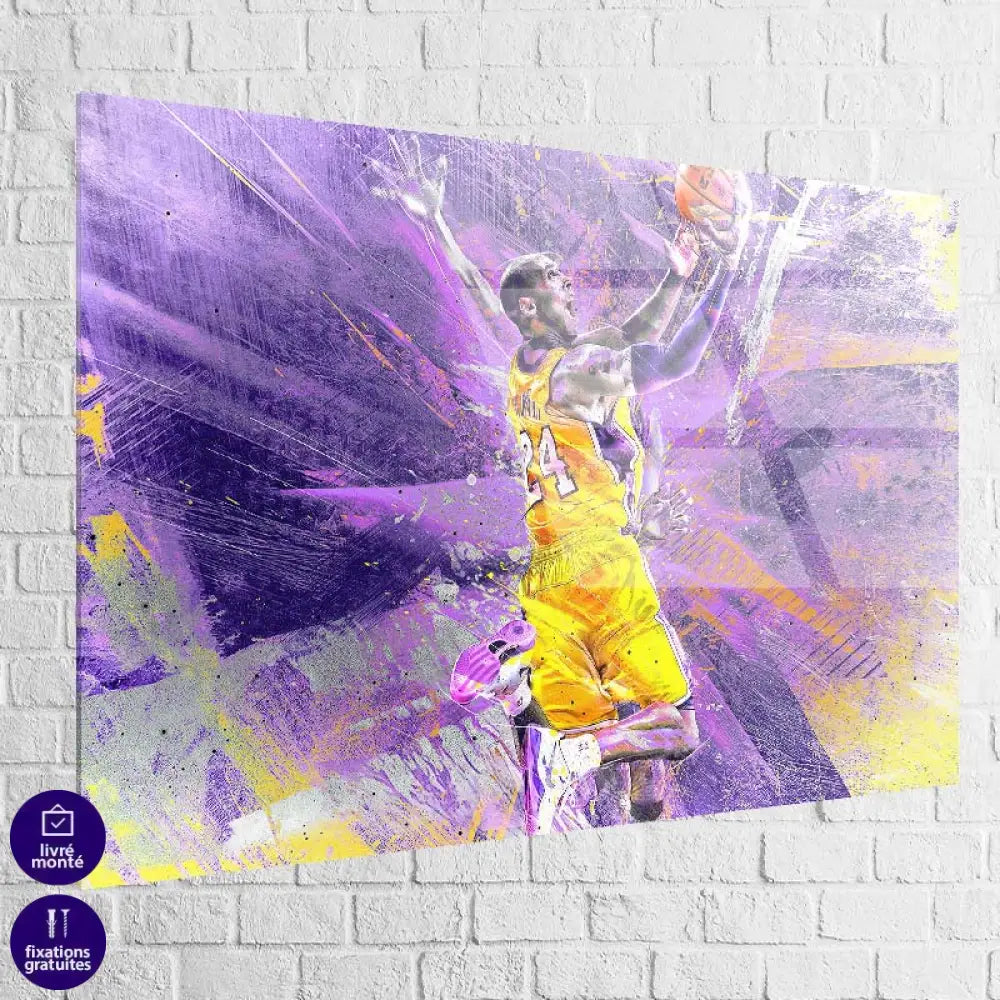 Tableau Kobe Bryant Le Vol du 24 4