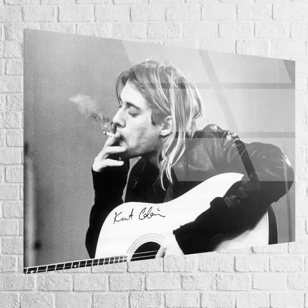 Tableau Kurt Cobain 40x60cm / Plexiglas Tableau Abstrait