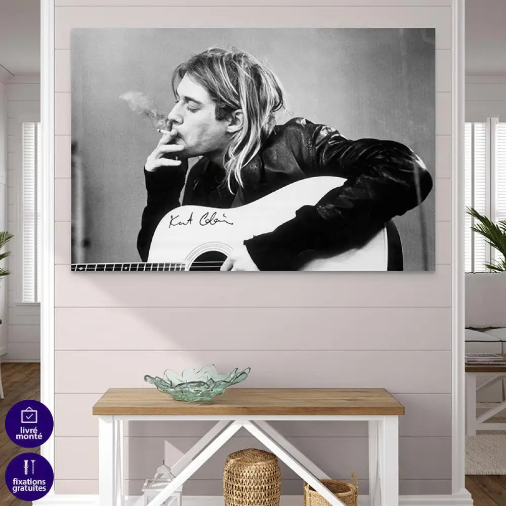 Tableau Kurt Cobain Tableau Abstrait