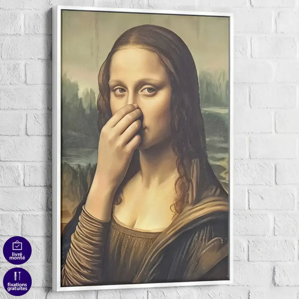 Décoration murale décalée avec la Joconde

