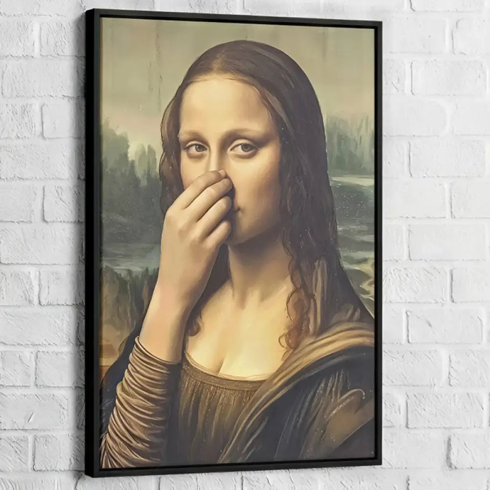 Tableau déco de salle de bain humour vintage

