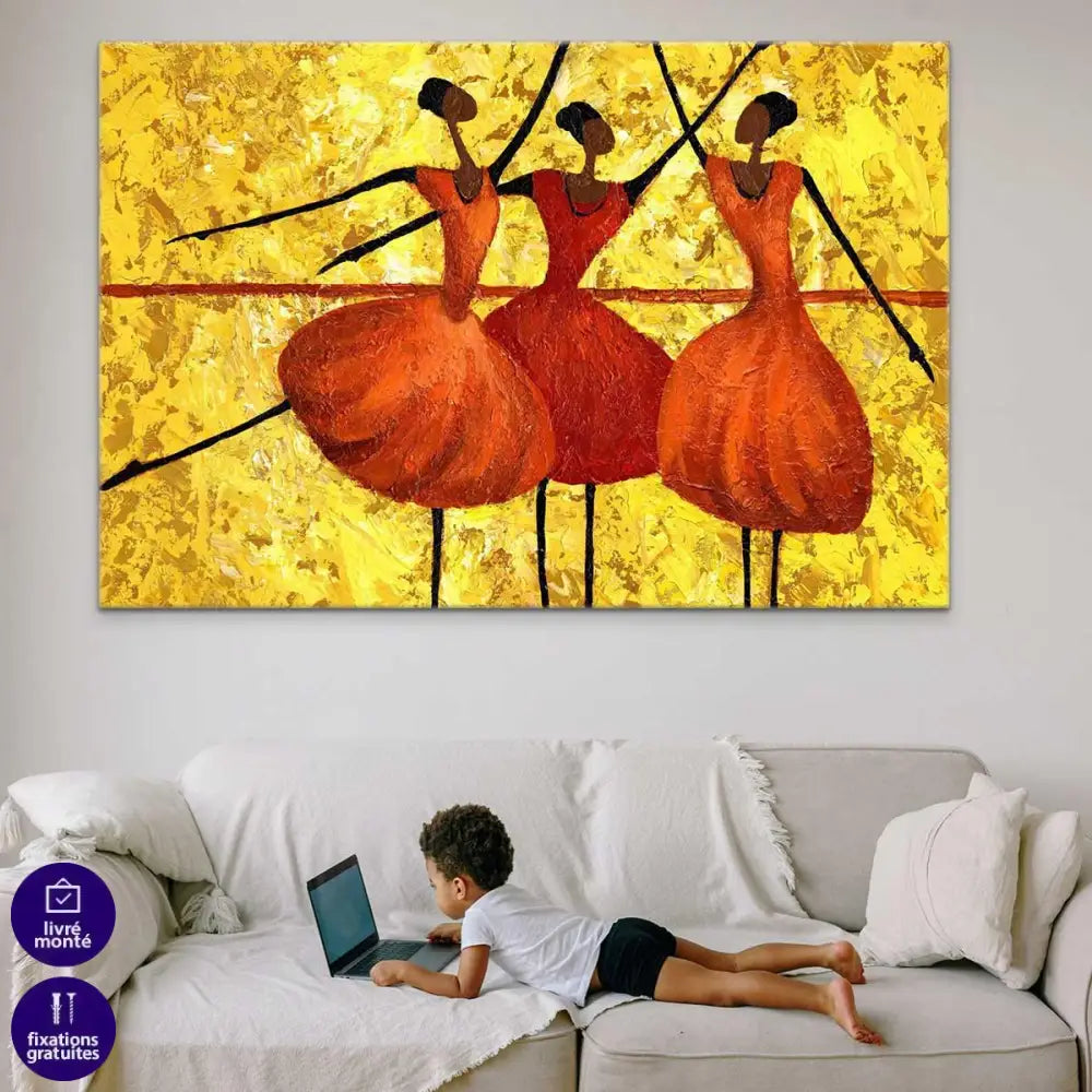 Tableau Les Danseuses Africaines - Montableaudeco
