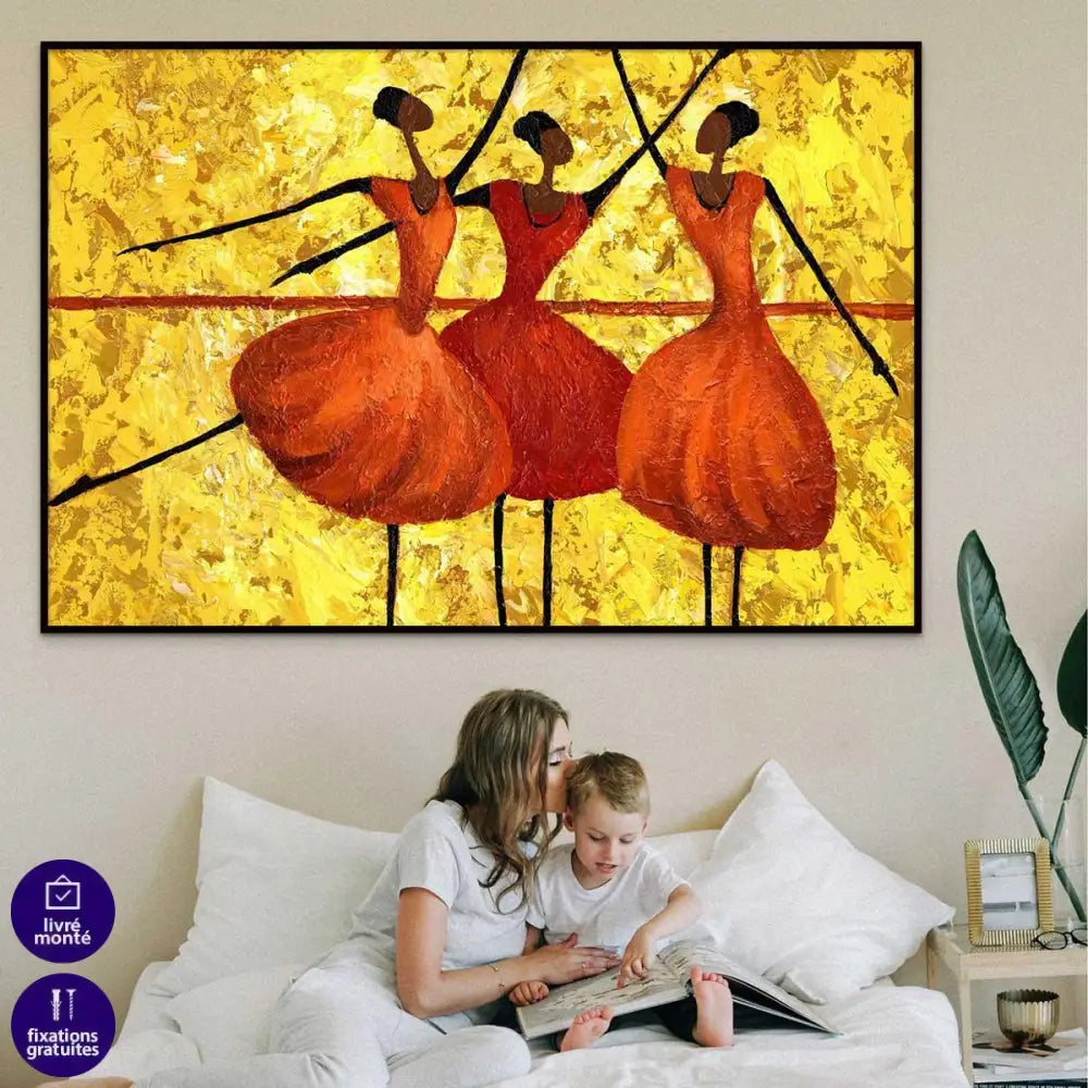 Tableau Les Danseuses Africaines - Montableaudeco