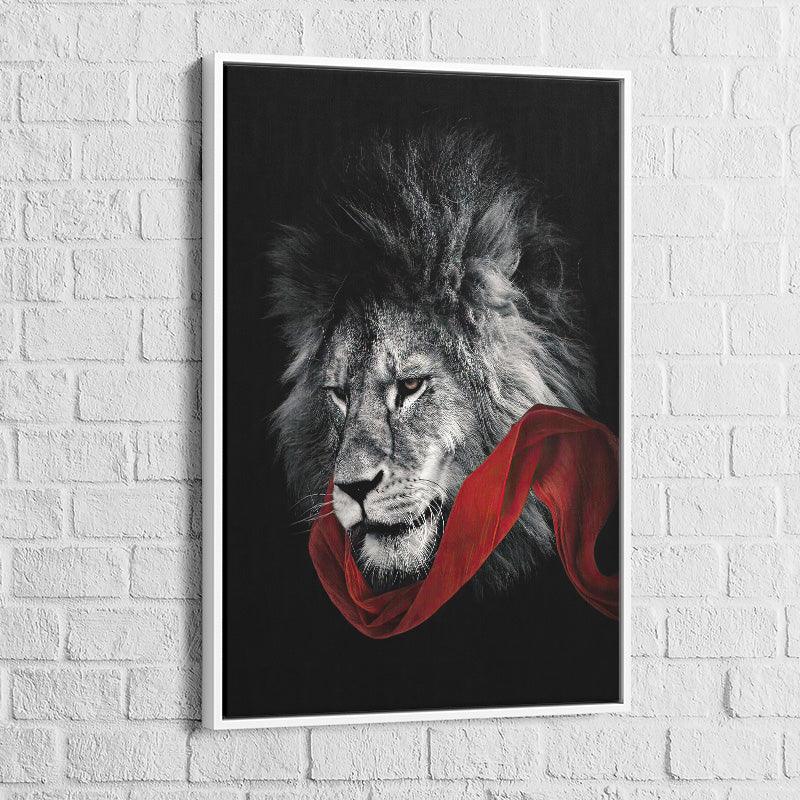 Tableau Lion noir et Blanc - Montableaudeco