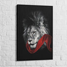 Tableau Lion noir et Blanc - Montableaudeco