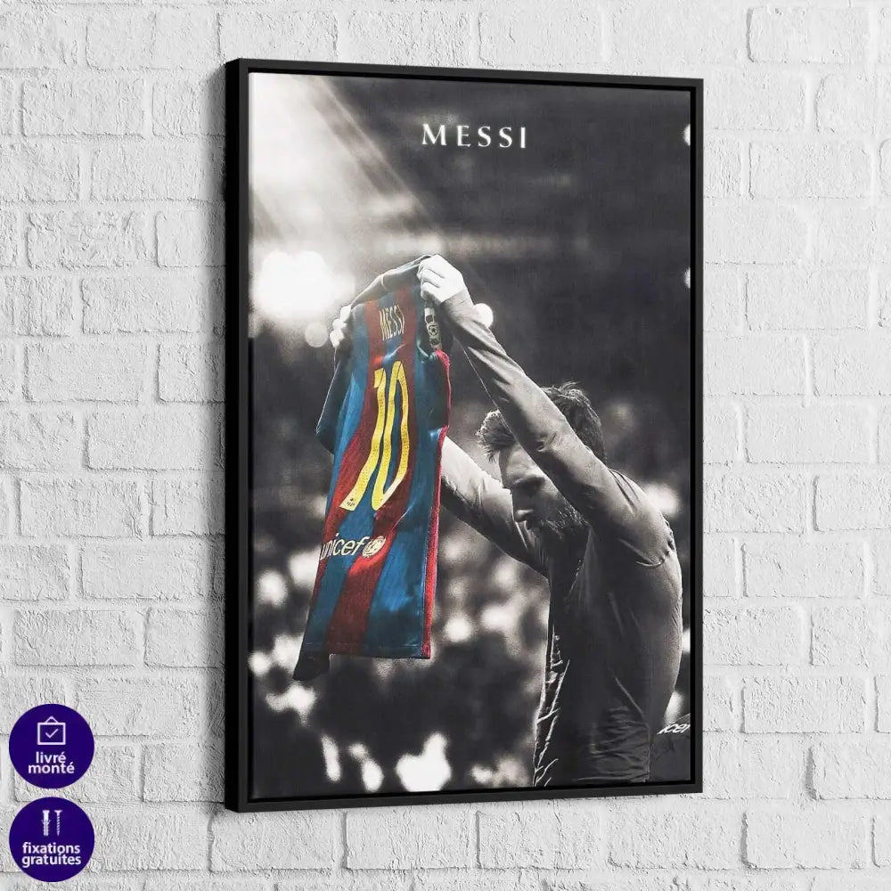 Tableau Lionel Messi N°10 - Montableaudeco