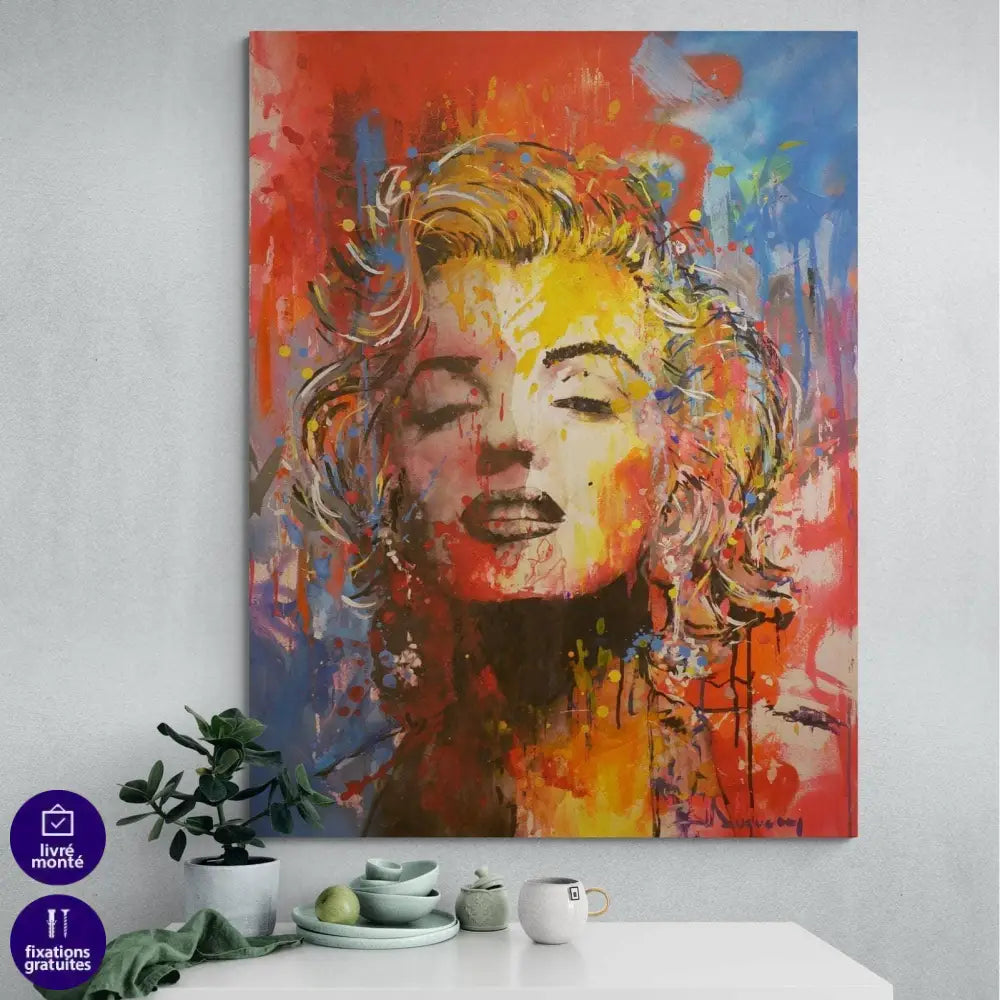 Tableau Marilyn Monroe Le Portrait - Montableaudeco