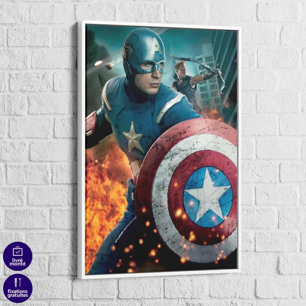 Tableau Marvel Captain America - Montableaudeco