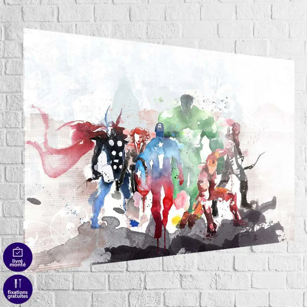 Tableau Marvel Painting 40x60cm / Plexiglas Tableau Marvel